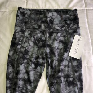 Black Tie Dye Athleta Leggings